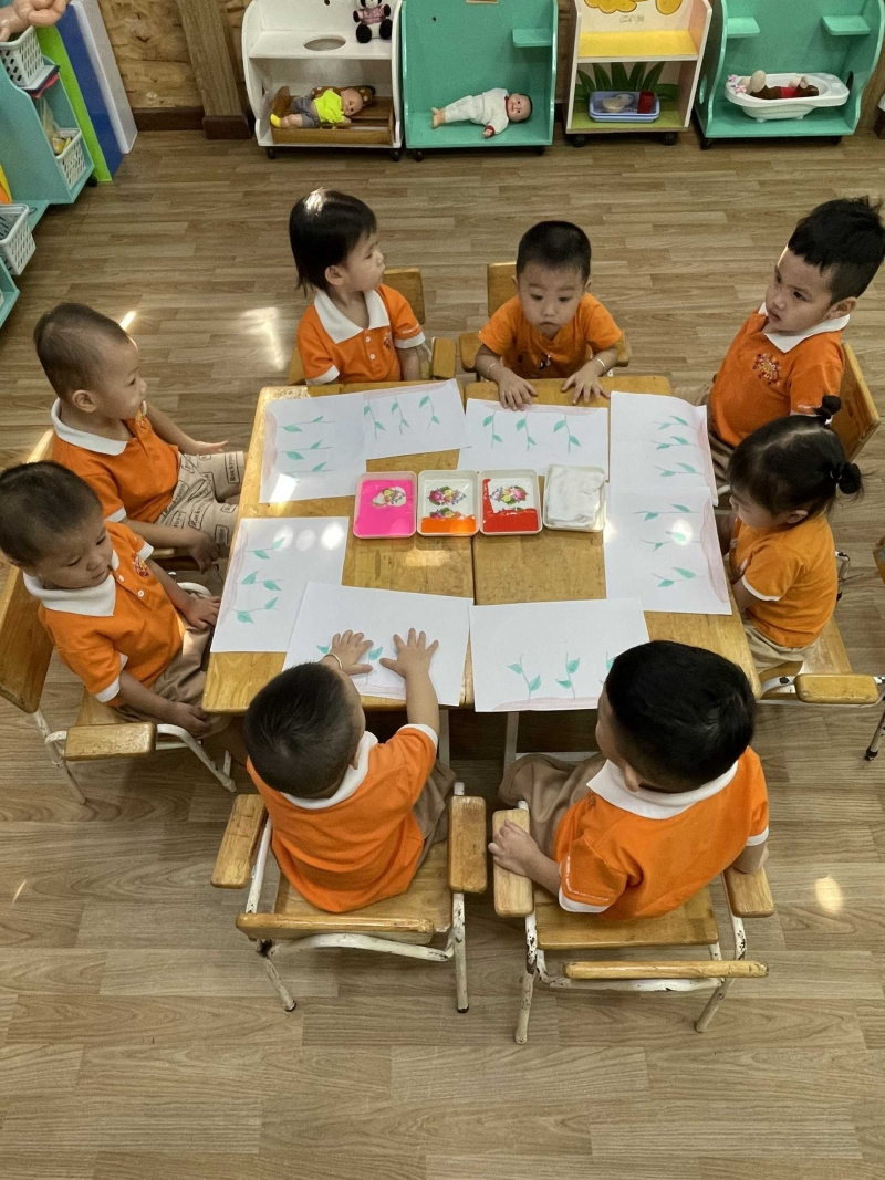 tao hinh bong hoa bang ngon tay   nha tre 2